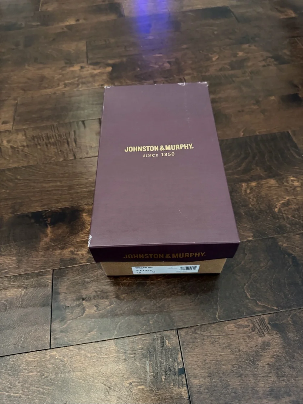 Johnston & Murphy Schuler Bicycle Men's Black Leather Lace-Up Dress Shoes